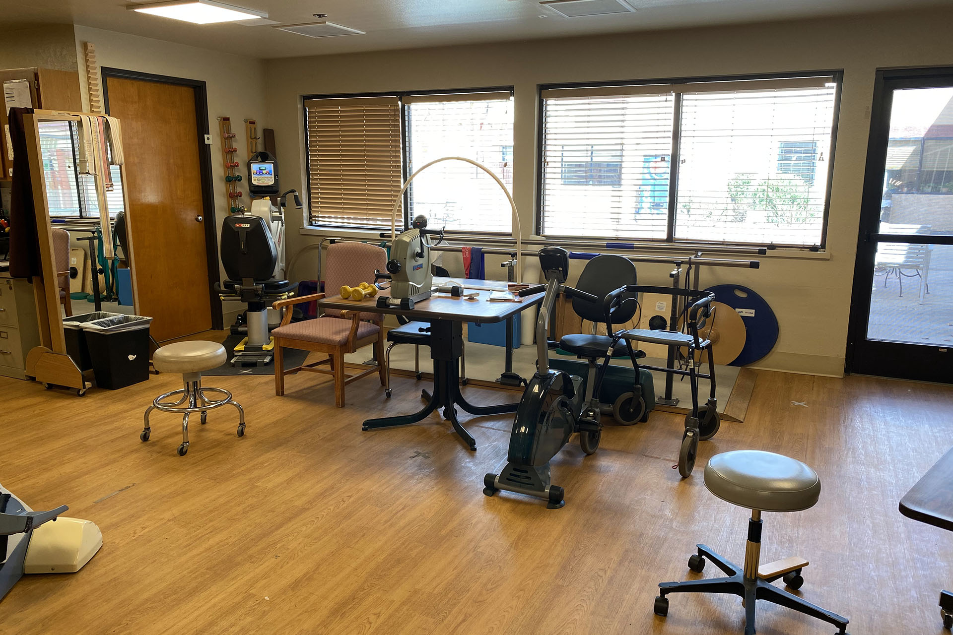 Sedona Location gym and physical therapy room