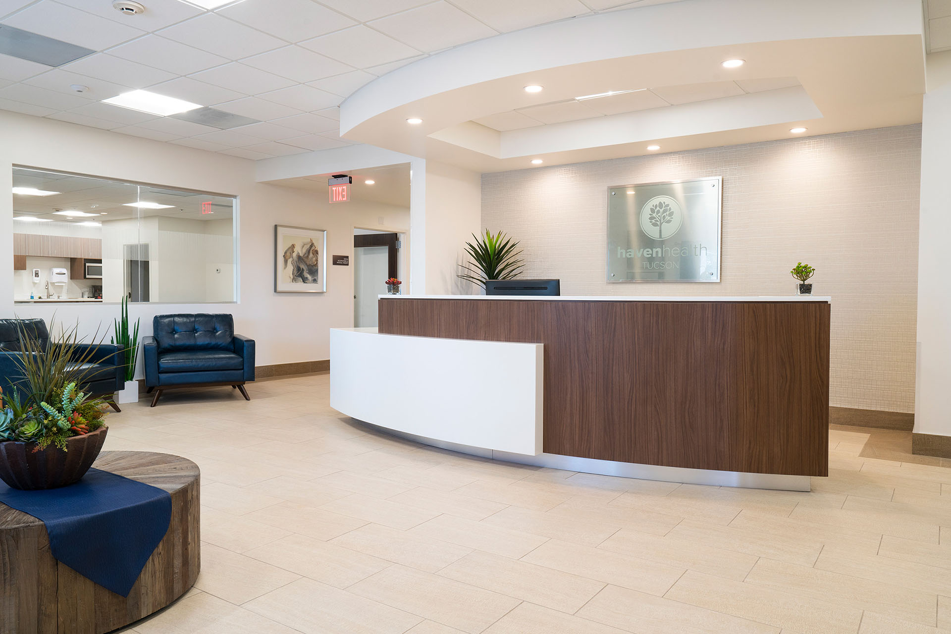 The lobby of Haven Health Tucson