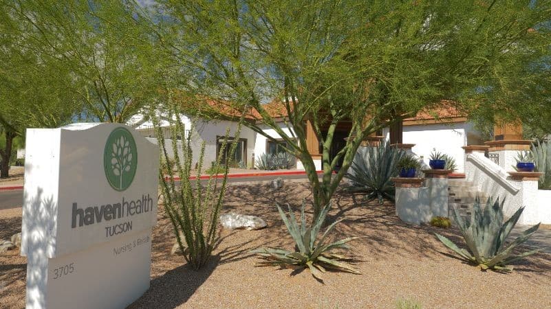 exterior sign and building haven health tucson