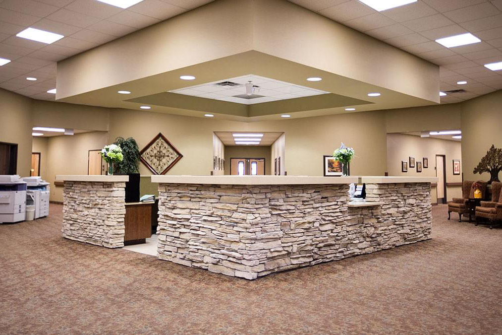 Haven Health Lakeside front desk area