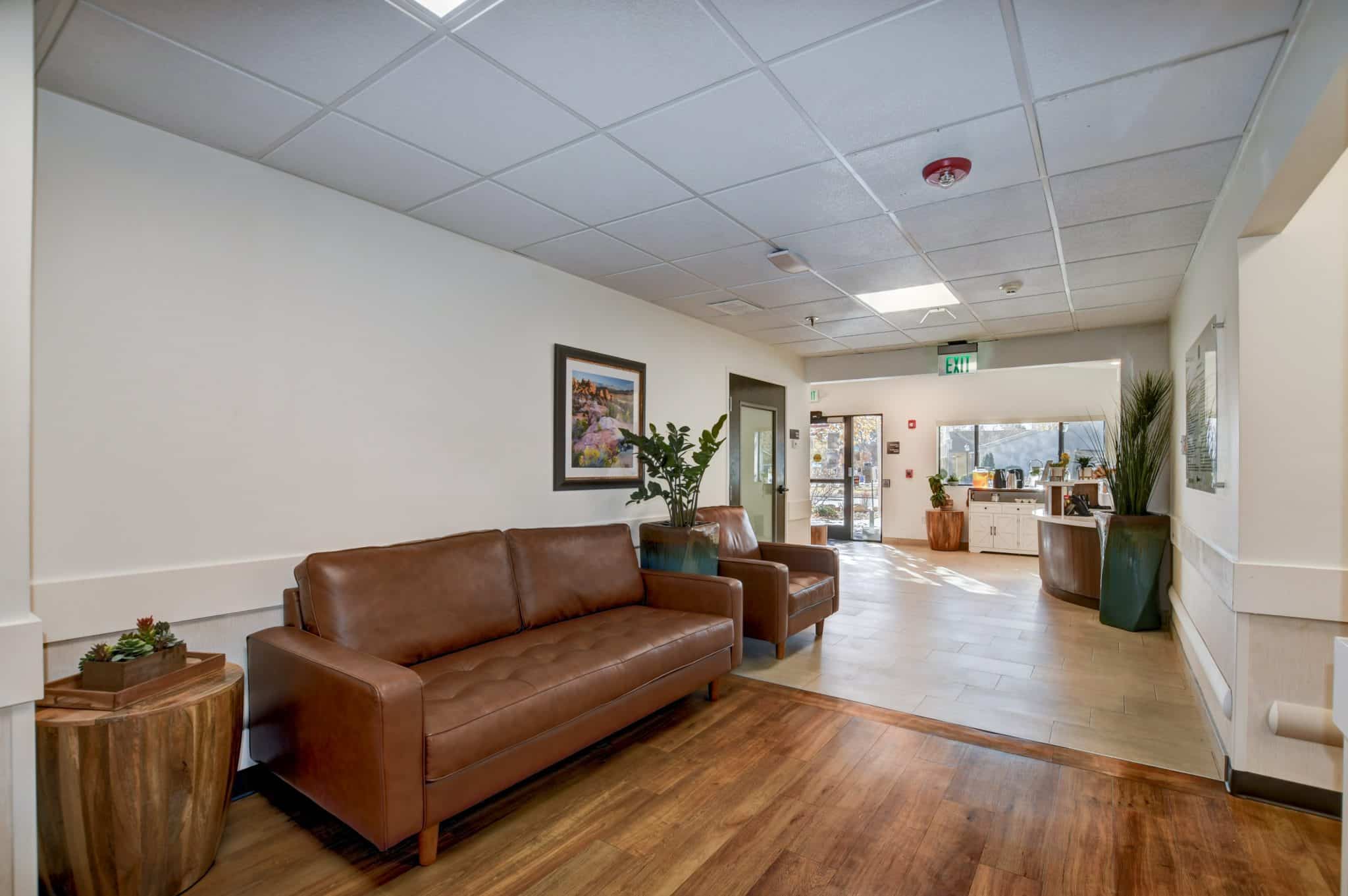 Hallway with sofa at Haven Health Prescott