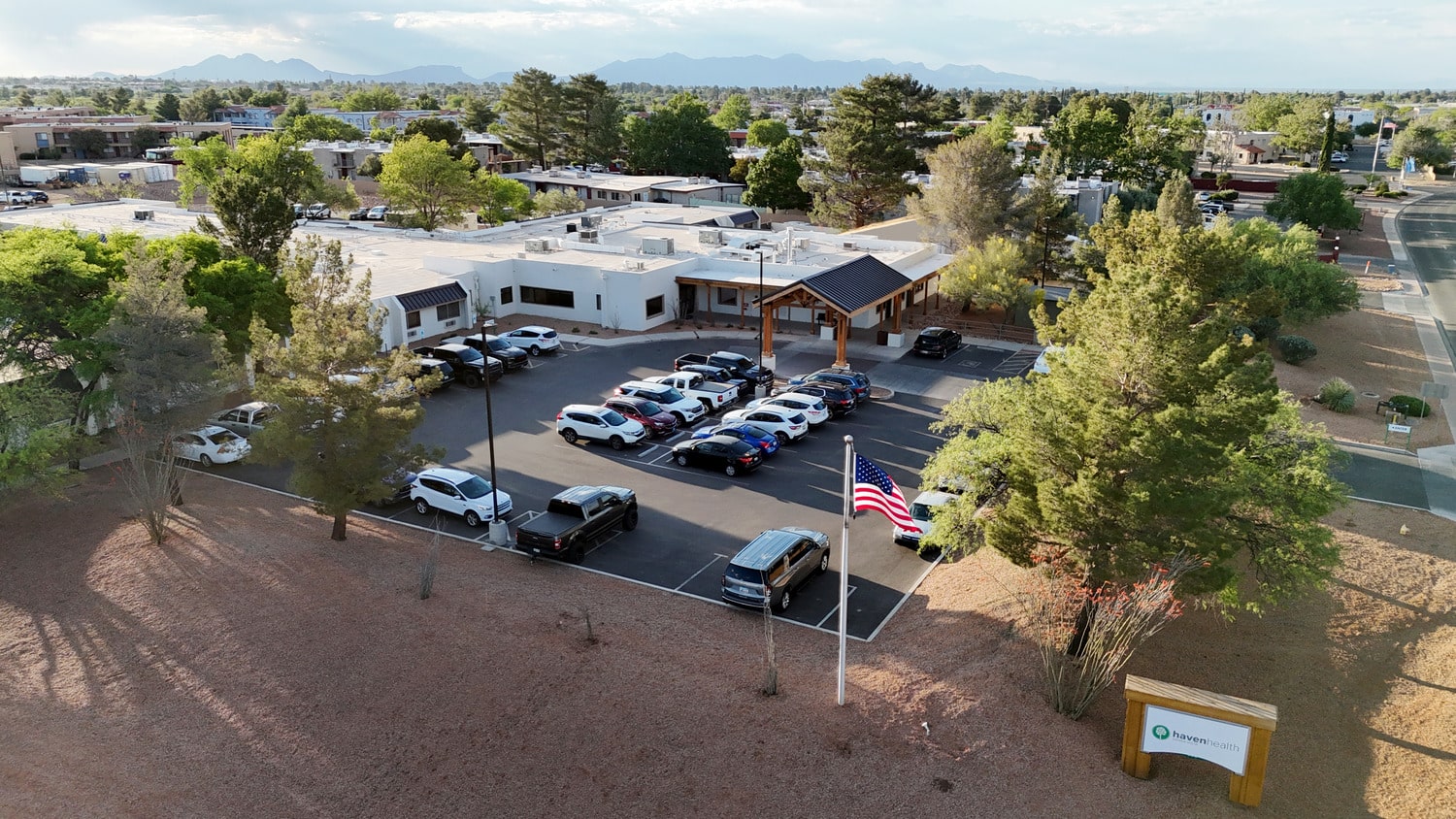 aerial view of Haven Health Sierra Vista skilled nursing facility