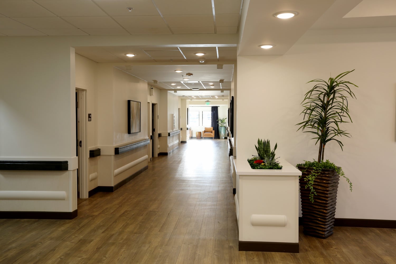 interior hallway at Haven Health Sierra Vista skilled nursing facility
