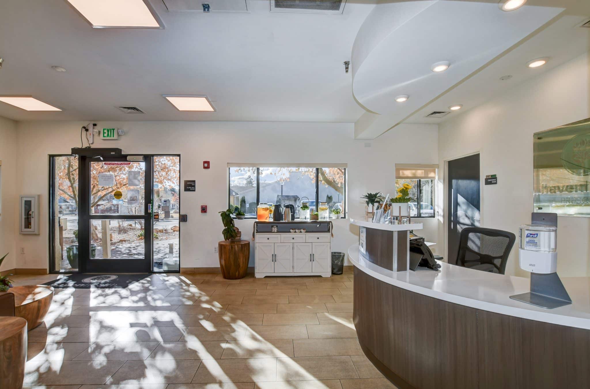 Front lobby at Haven Health Prescott
