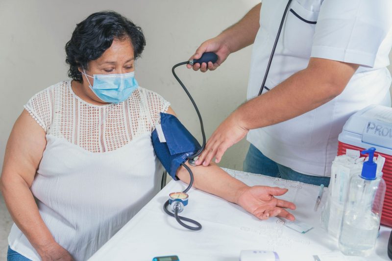 Skilled Nursing Professional Taking Patient Vitals