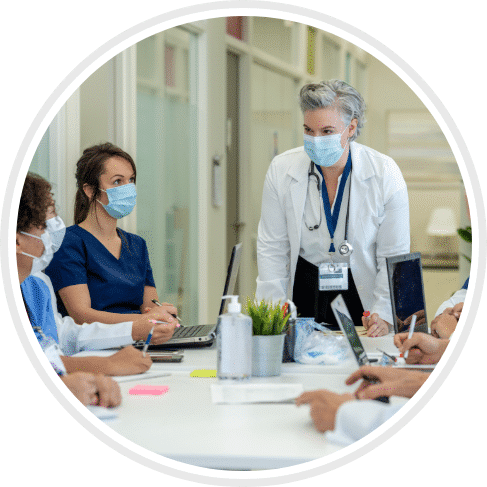caring professionals leadership meeting