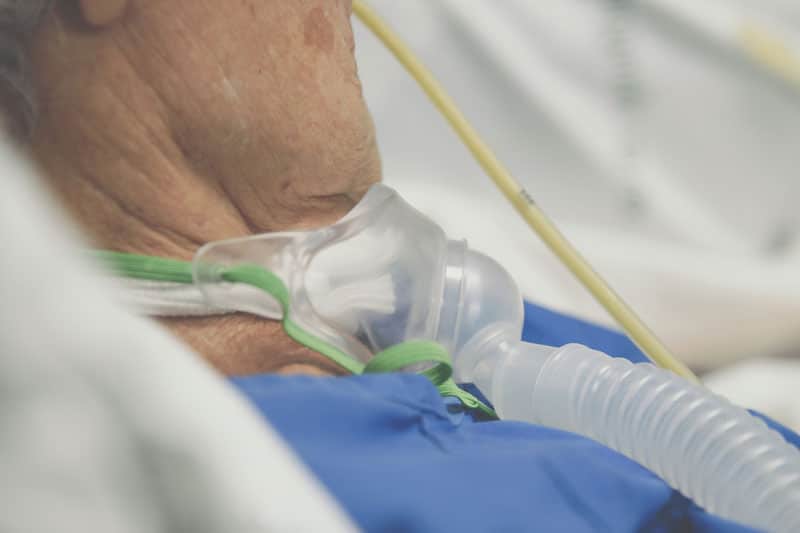 Patient With Tracheostomy Tube
