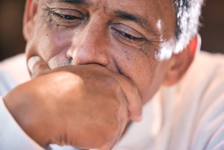 Older Man Thinking