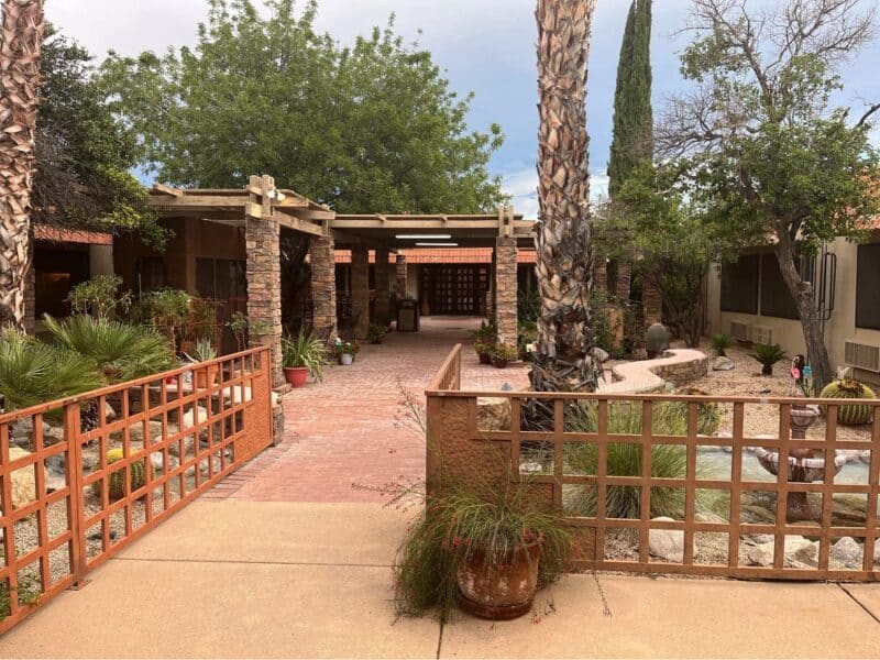Outdoor Area Of Haven Health In Green Valley.
