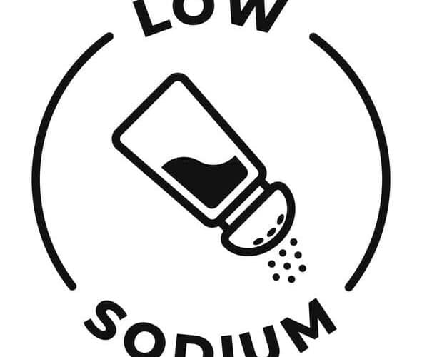 A Graphic That Shows A Salt Shaker With The Words &Quot;Low Sodium.&Quot;