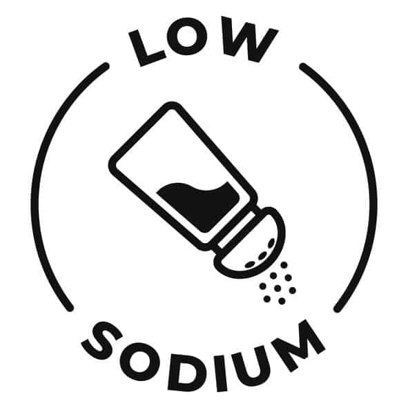 A Graphic That Shows A Salt Shaker With The Words &Quot;Low Sodium.&Quot;